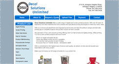 Desktop Screenshot of decalsolutionsinc.com